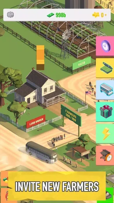 Capturas de tela do Idle Farm 3d: Business Empire