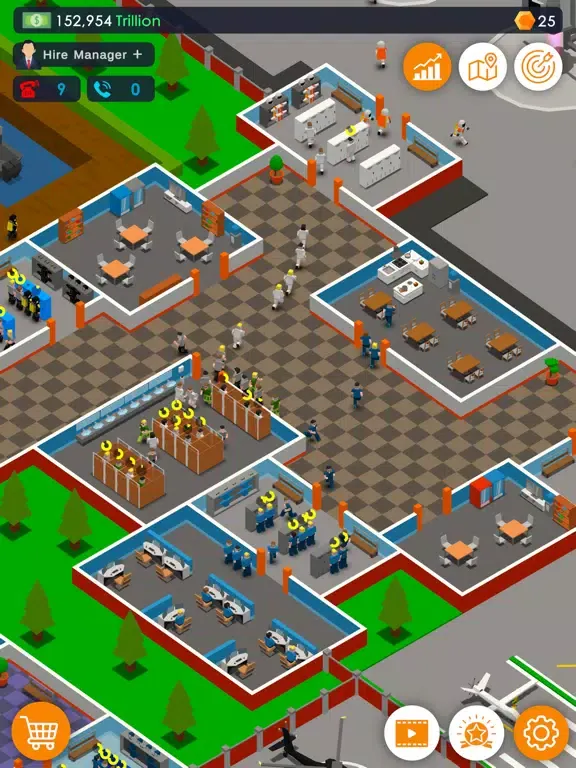 Capturas de pantalla de Idle Emergency Station Tycoon iPad 