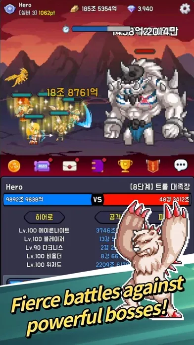 Capturas de tela do Champion League