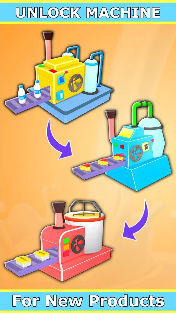 Idle Milk Factory Screenshots