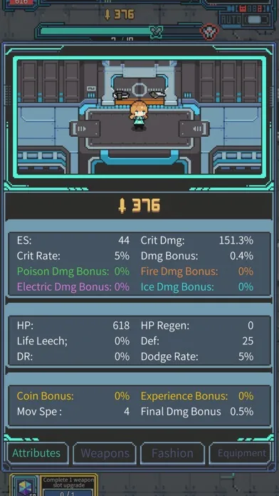 Tangkapan layar Space infinite Grinding Gears