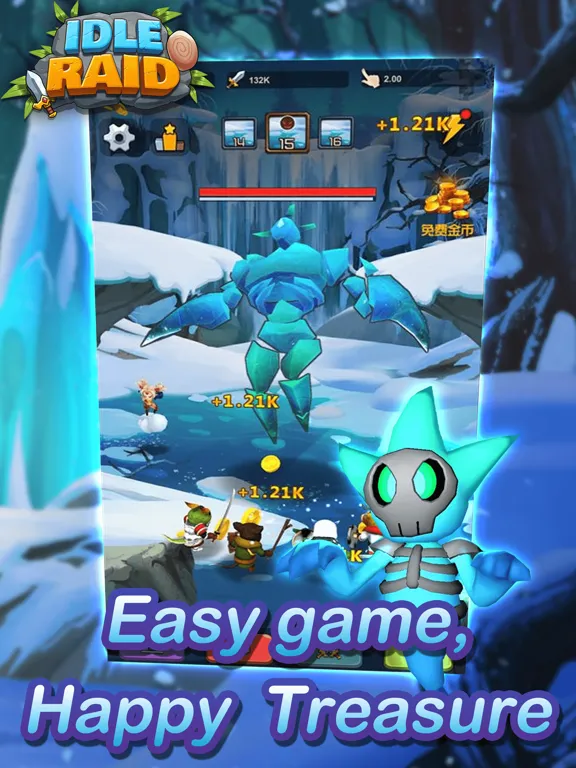 Idle Raid - One man,One army iPad  Screenshots