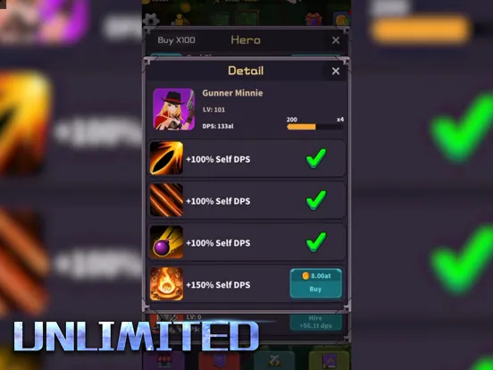 Idle Raid - One man,One army iPad  Screenshots