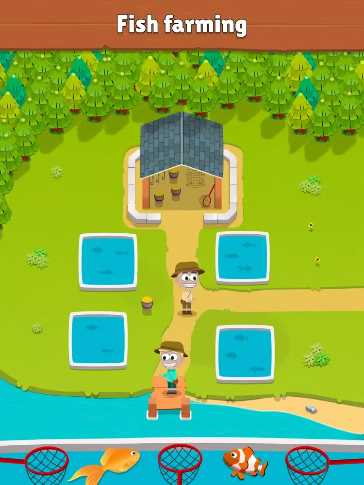 Idle Sea Town - Bait & Prey iPad  Screenshots