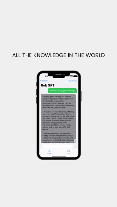 Capturas de tela do Rob GPT - Chat with AI Robot