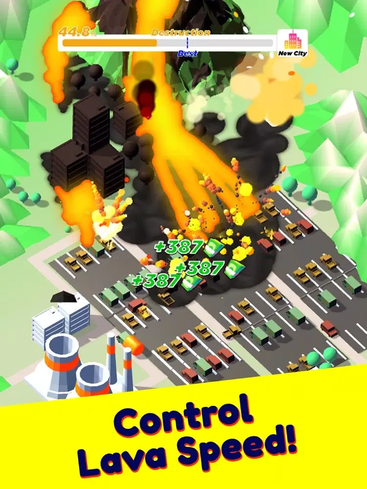Idle Volcano iPad  スクリーンショット