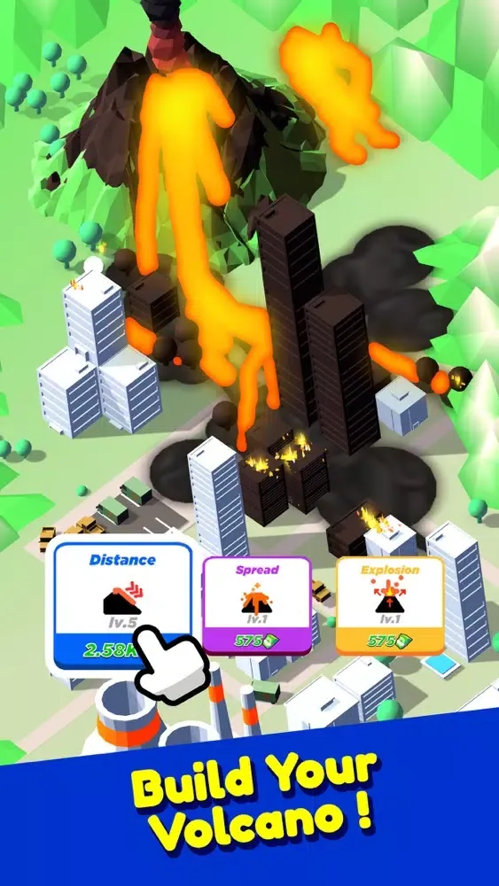 Idle Volcano スクリーンショット