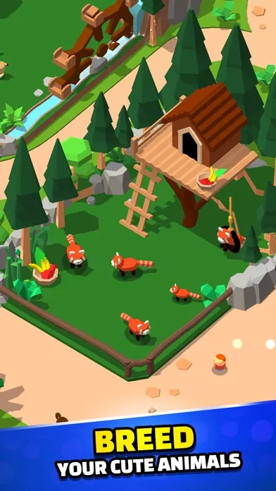 Capturas de tela do Idle Zoo Tycoon 3D