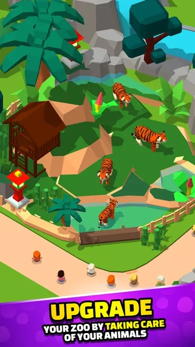 Capturas de tela do Idle Zoo Tycoon 3D