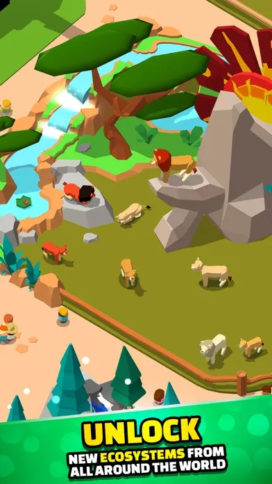Capturas de tela do Idle Zoo Tycoon 3D