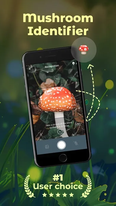 Tangkapan skrin Mushroom Identifier & Finder