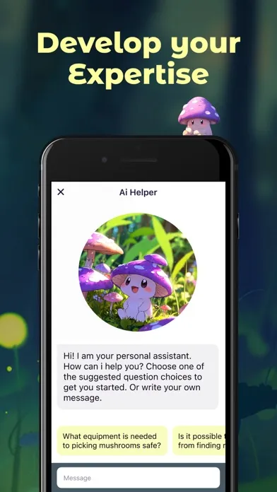 Tangkapan skrin Mushroom Identifier & Finder