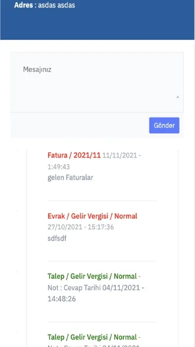 Mali Müşavirim স্ক্রিনশট