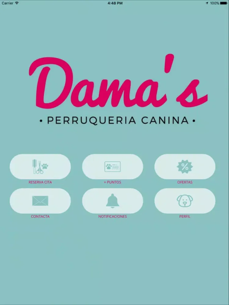 Dama's Perruqueria canina iPad  স্ক্রিনশট