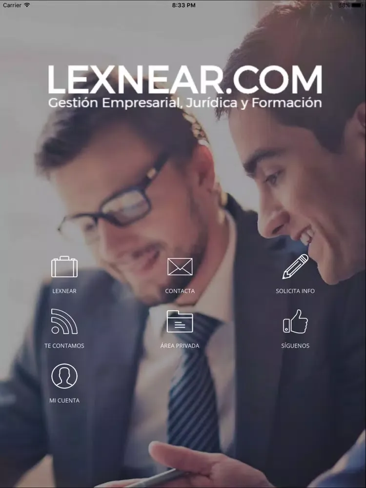 Tangkapan skrin LexNear iPad 