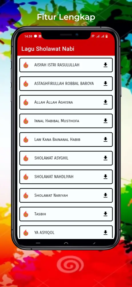 ภาพหน้าจอของ Sholawat Nabi Lengkap MP3 2025