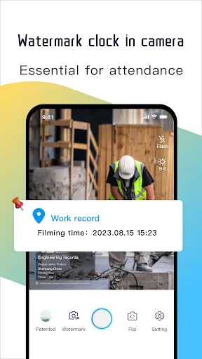 Time stamp photos: context cam应用截图