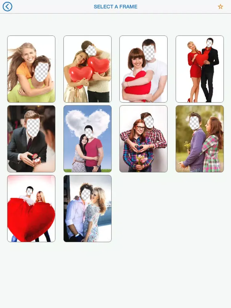 Zrzuty ekranu Love Camera Valentine Photo Booth - Make Girlfriend, Boyfriend & Bridal love photos and share them as valentine wish card iPad 