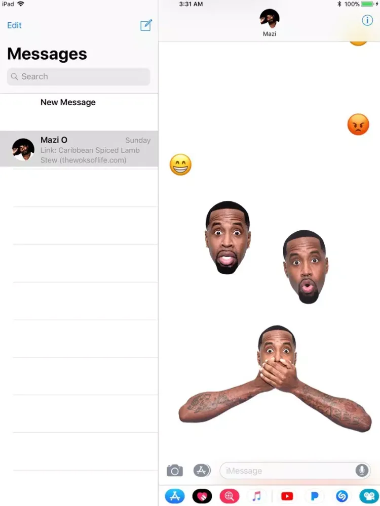 Safaree Stickers iPad  Screenshots
