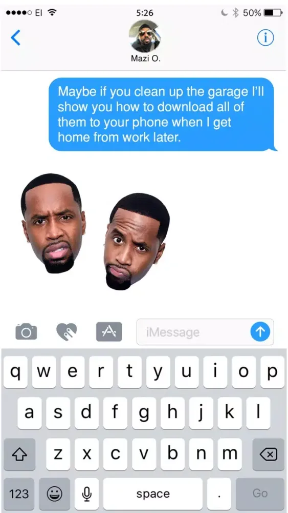 Safaree Stickers Screenshots