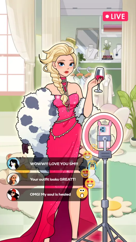 تصاویر Idol Livestream: Dress Up Game