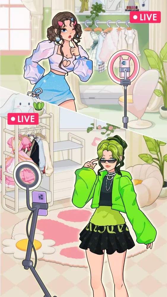 تصاویر Idol Livestream: Dress Up Game