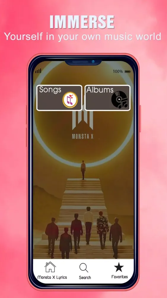 Monsta X Lyrics Screenshots