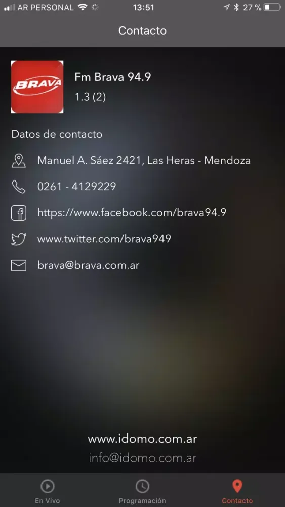 FM Brava 94.9 スクリーンショット