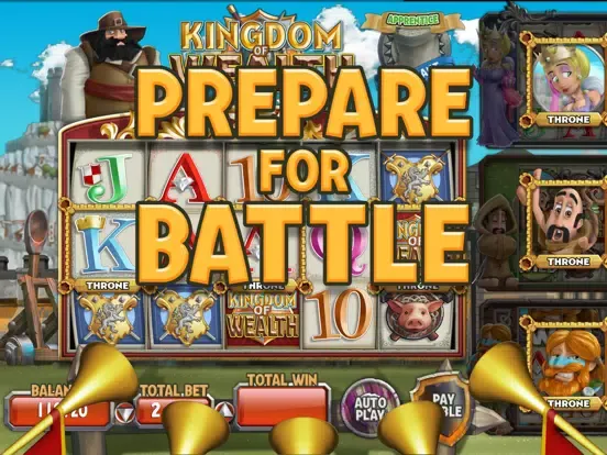 Capturas de tela do Kingdom of Wealth Slots iPad 