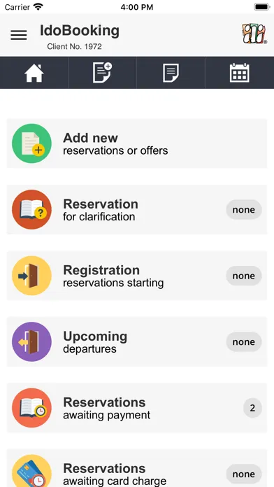 Скриншоты IdoBooking