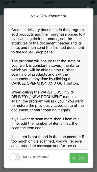 IdoSell Scanner Screenshots