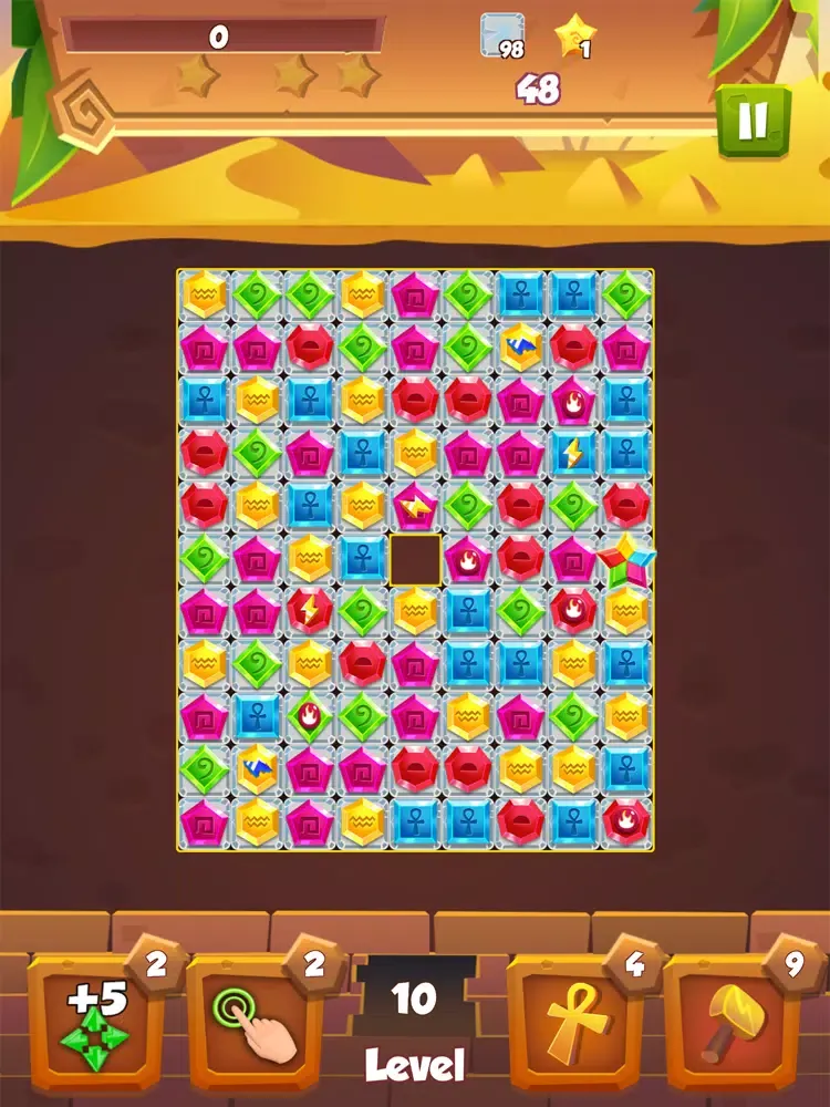 Captures d'écran de Egypt Jewels 2020 Match 3 iPad 