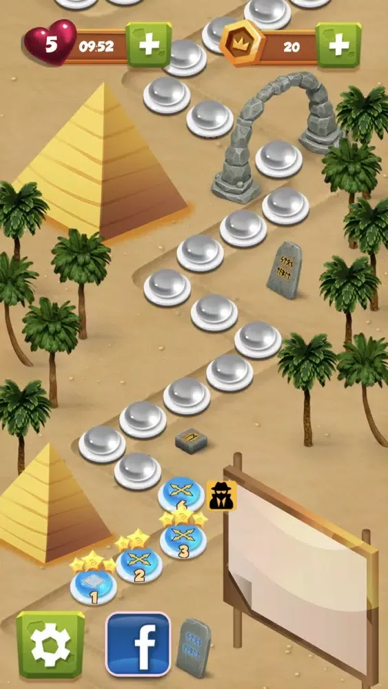 Captures d'écran de Egypt Jewels 2020 Match 3