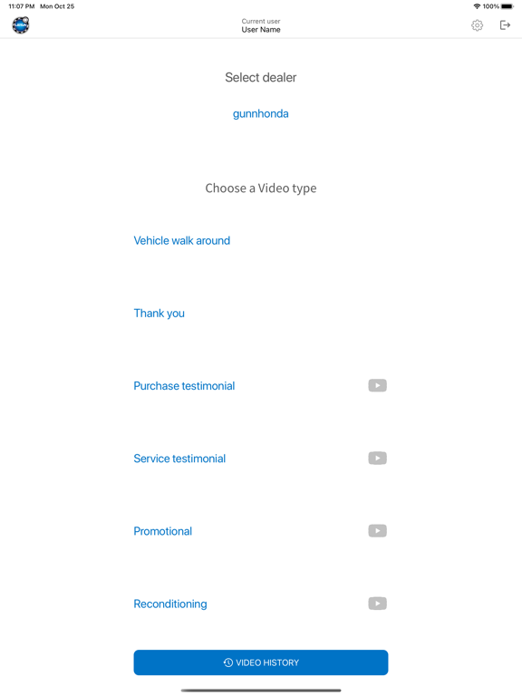 Dealer Video Suite iPad  স্ক্রিনশট
