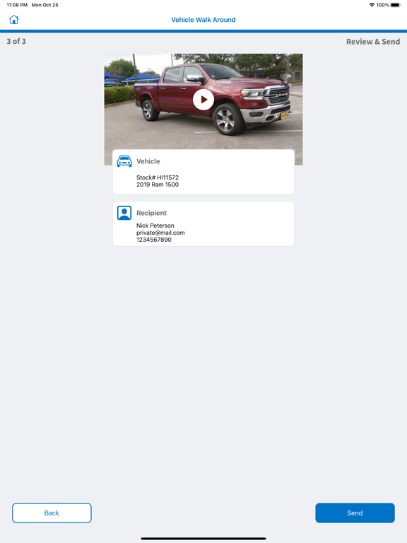 Dealer Video Suite iPad  স্ক্রিনশট
