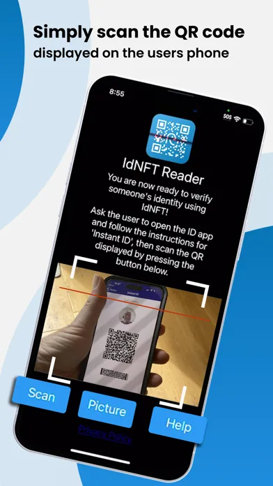IdNFT Reader Screenshots