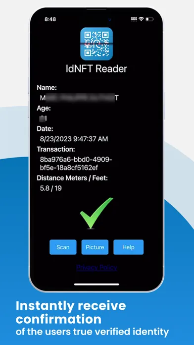 IdNFT Reader Screenshots