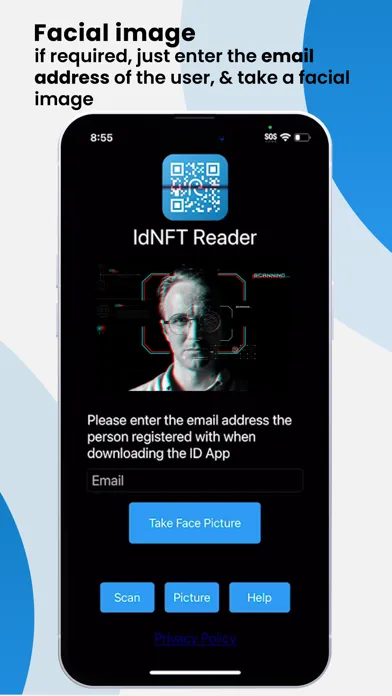 IdNFT Reader Screenshots