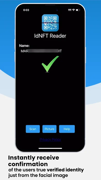 IdNFT Reader Screenshots