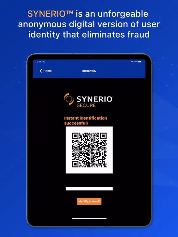 Screenshot di Synerio Secure iPad 