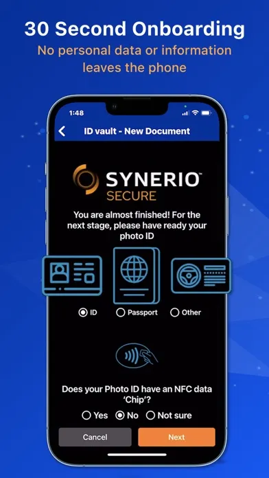 Screenshot di Synerio Secure