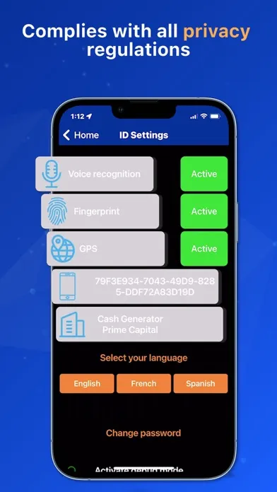 Screenshot di Synerio Secure