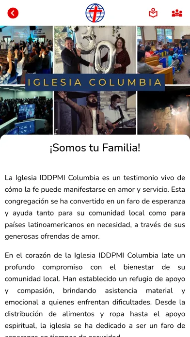 Capturas de tela do IDDPMI COLUMBIA