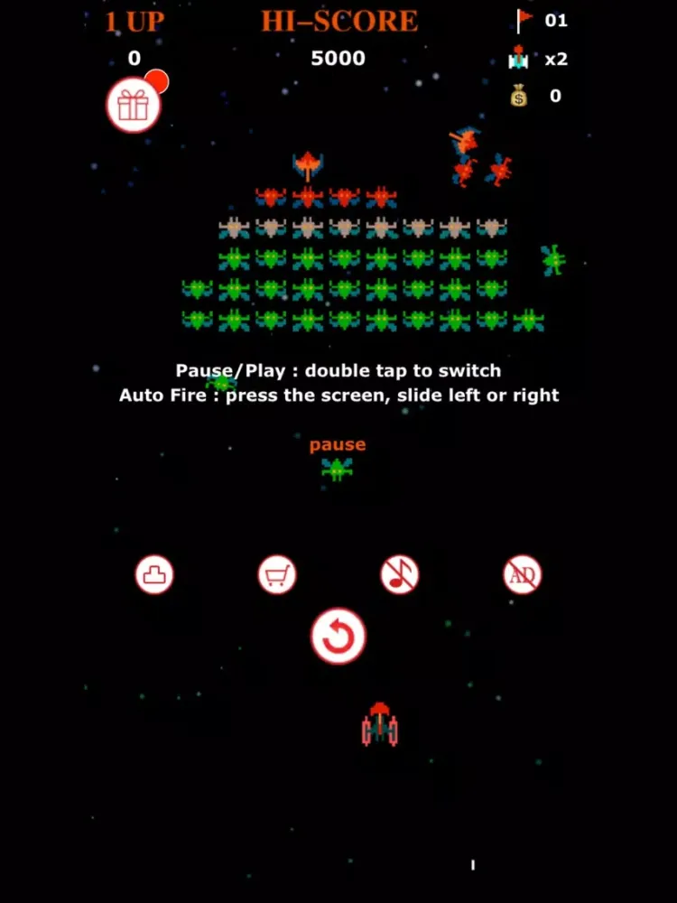 Captures d'écran de Galaxy Space Hero 1979 iPad 