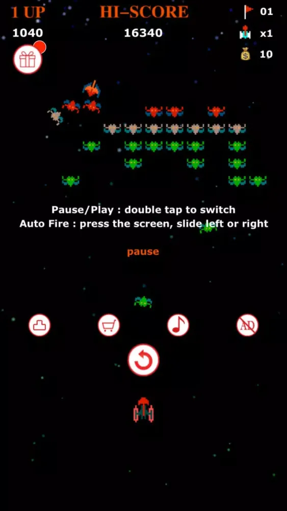 Captures d'écran de Galaxy Space Hero 1979