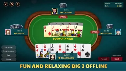 Big 2 - Pusoy Dos Offline Screenshots