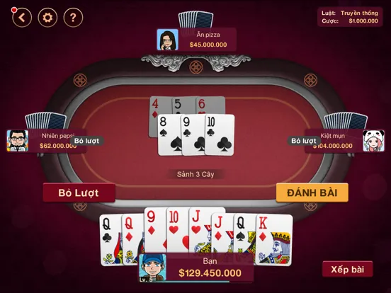 Capturas de tela do Tiến Lên Miền Nam - Tien Len iPad 