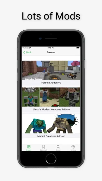 Captures d'écran de Mods for Minecraft PE !!