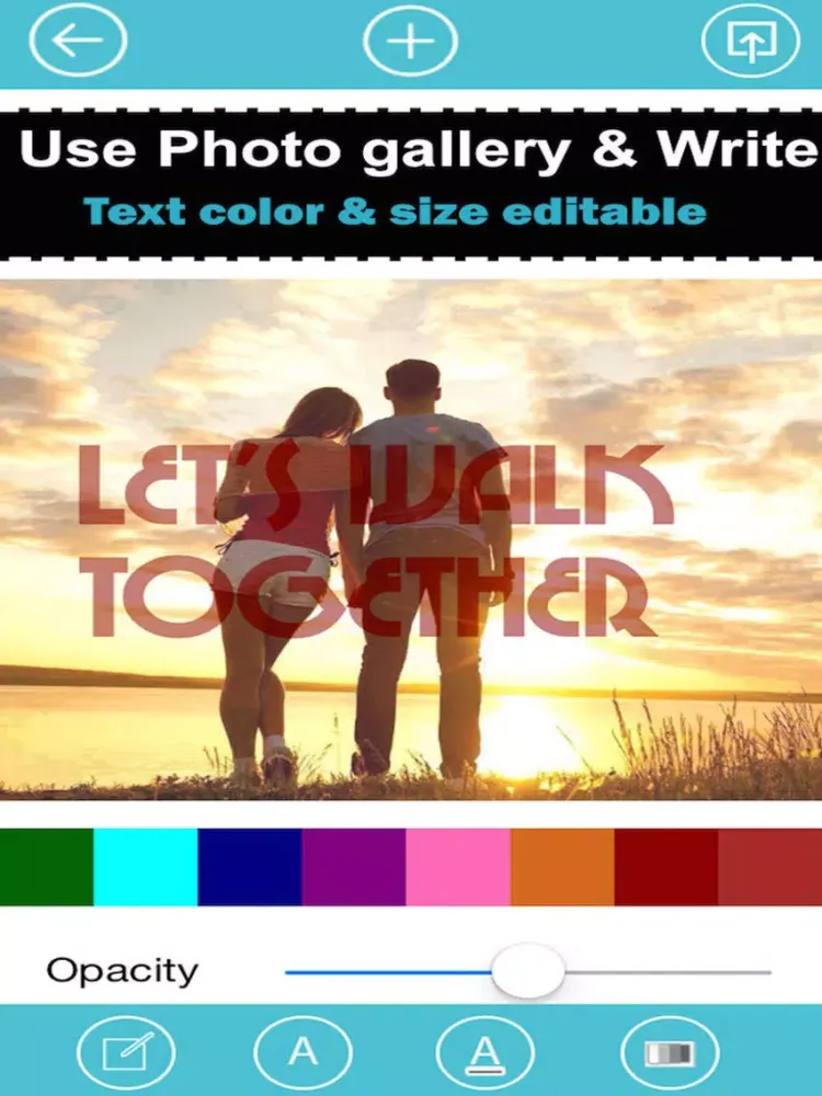Text Candy - Photo Editor iPad 應用截圖