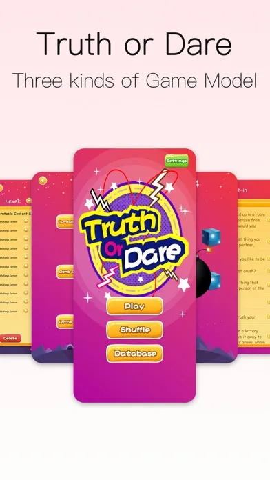 Ảnh chụp màn hình của Truth or Dare Lite !